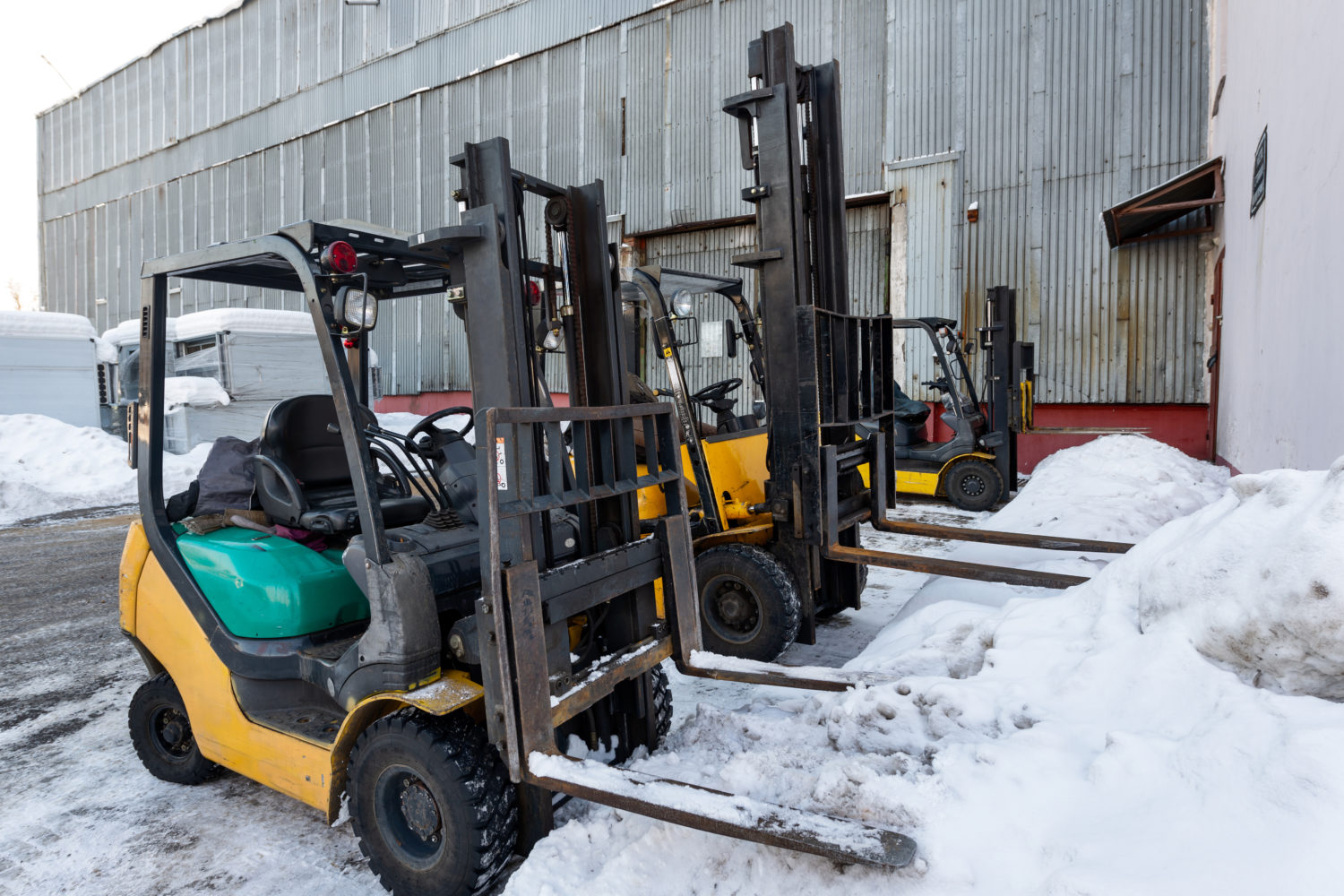 winter tips for a forklift